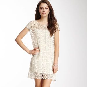 Hailee Crochet Dress by Ella Moss in Natural
